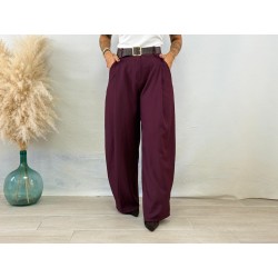 Pantalón pinza cinturón...