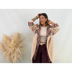 Gabardina combinada