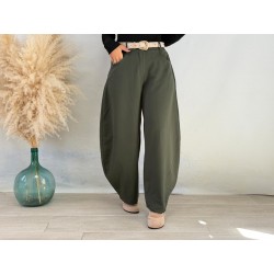 Pantalón balloon verde