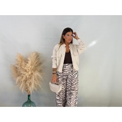 Bomber antelina beige