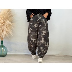 Pantalón balloon camuflaje