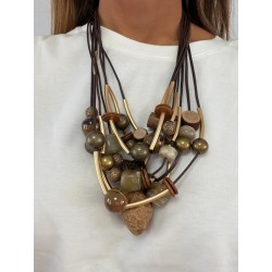 Collar bolas verdes