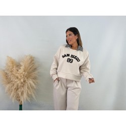Sudadera cuello San Diego