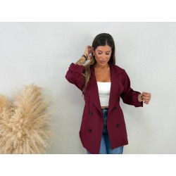 Gabardina corta Burdeos