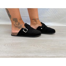 Zuecos negro