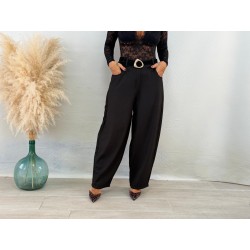 Pantalón balloon negro