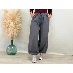 Pantalón jogger gris marengo