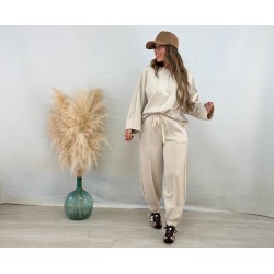 Conjunto sport beige