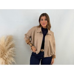 Bomber antelina beige