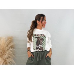 Sudadera amor lunares