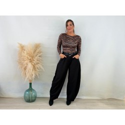 Pantalón balloon negro
