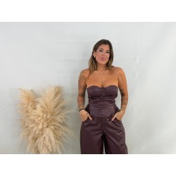Corset polipiel volante...