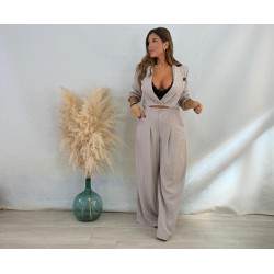 Traje combinado polipiel