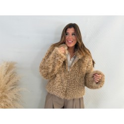 Abrigo pelo leopardo